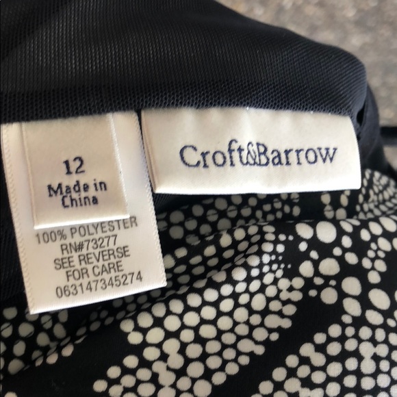 NWOT Croft & Barrow Body Sculptor Swim Dress - Picture 6 of 7